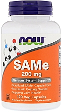 Suplement diety S-adenozylometionina, 200 mg - Now Foods SAMe, 200mg — Zdjęcie N1