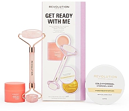 Kup Zestaw - Revolution Skincare Get Ready With Me Pack (roller/1pcs + patch/60pcs + mask/10g)