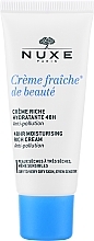 Kup Bogaty krem nawilżająco-kojący do twarzy - Nuxe Crème Fraîche de Beauté Enrichie Soothing And Moisturizing Rich Cream