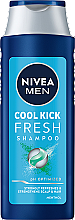 Szampon dla mężczyzn Ekstremalna świeżość - Nivea For Men Cool Fresh Mentol Shampoo — Zdjęcie N1