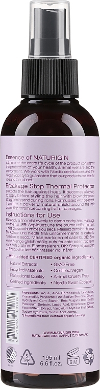 Spray termoochronny do włosów - Naturigin Breakage Stop Thermal Protector — Zdjęcie N2