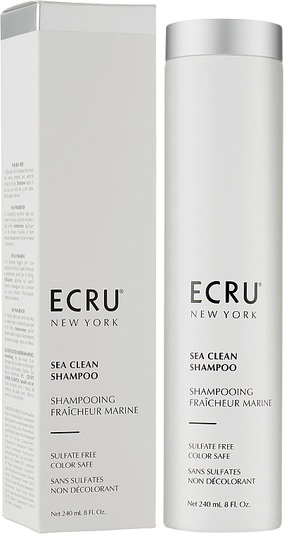 Szampon bez siarczanów do włosów farbowanych - ECRU New York Sea Clean Shampoo Sulfate Free Color Safe — Zdjęcie N5