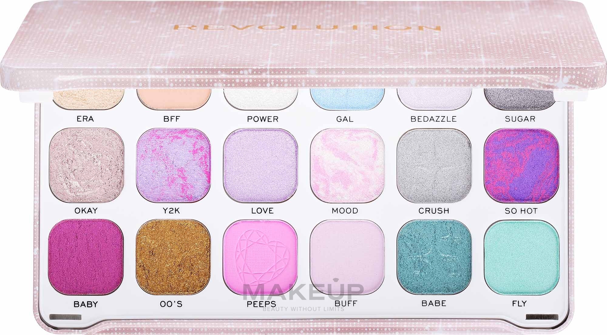 Paleta cieni do powiek - Makeup Revolution Y2K Baby Forever Flawless Palette Dreamer — Zdjęcie 19.8 g