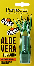Pomadka ochronna Aloes i rumianek - Perfecta Aloe Vera + Chamomile — Zdjęcie N1