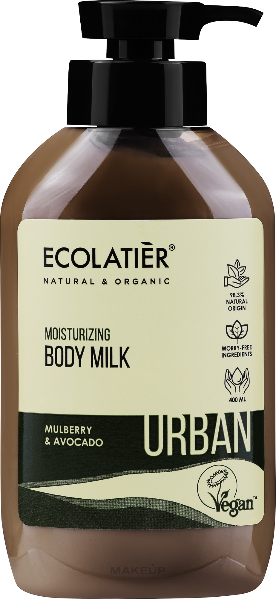 Mleczko do ciała Kaktus i awokado - Ecolatier Urban Body Milk — Zdjęcie 400 ml