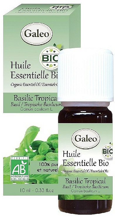 Olejek eteryczny Bazylia - Galeo Organic Essential Oil Basilic Tropical — Zdjęcie N1