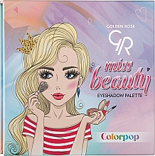 Paletka cieni do powiek - Golden Rose Miss Beauty Eyeshadow Palette — Zdjęcie N1
