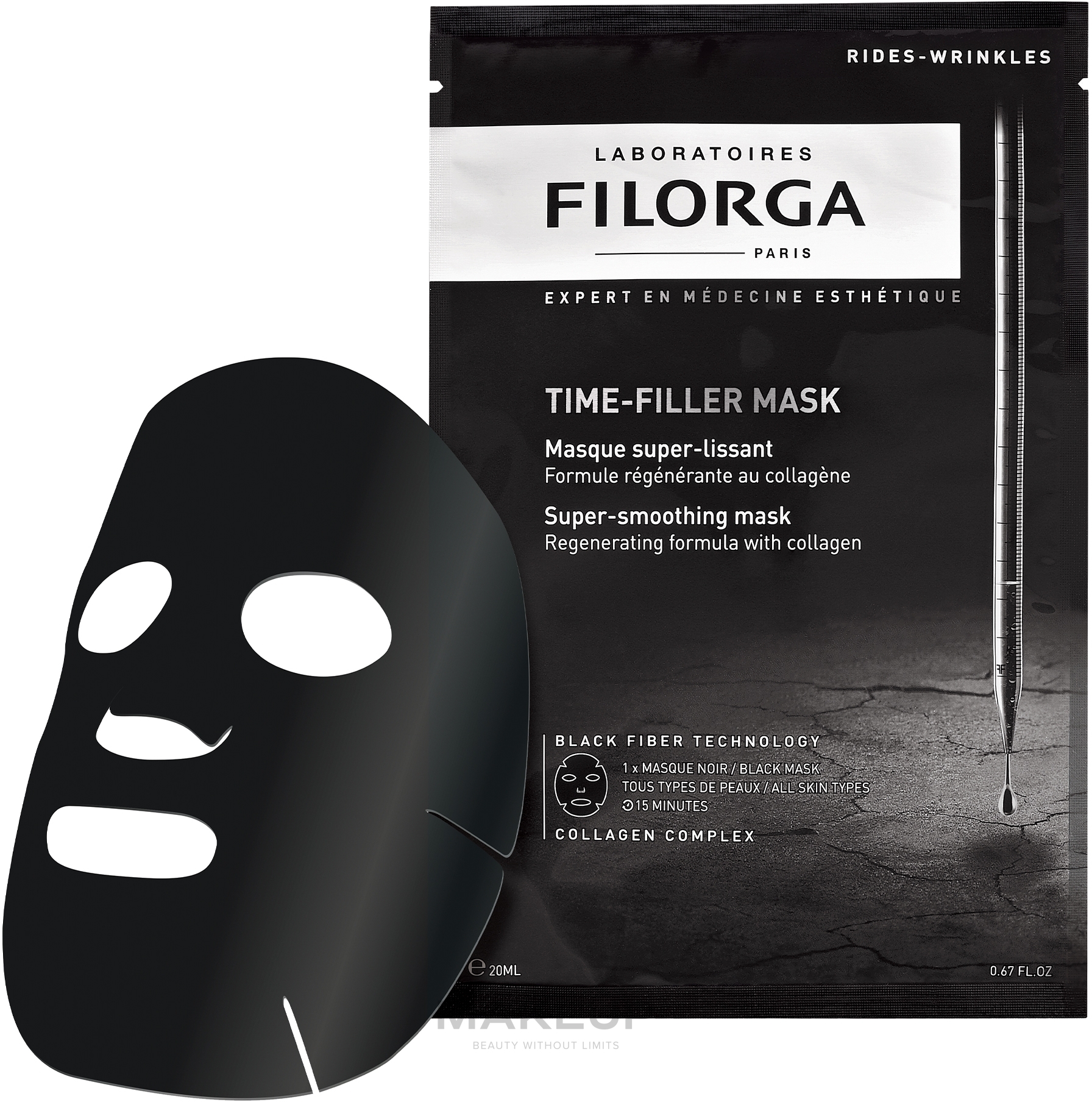Intensywna maseczka wygładzająca zmarszczki - Filorga Time-Filler Mask — Zdjęcie 20 ml