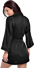 Szlafrok damski, czarny Aesthetic - MAKEUP Women's Robe Kimono Black — Zdjęcie N3