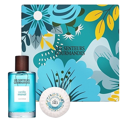 Les Senteurs Gourmandes Vanille Monoi - Zestaw (edp/100ml + soap/70g) — Zdjęcie N1