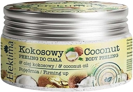 Peeling do ciała, kokosowy - Efektima Coconut Body Peeling — Zdjęcie N1
