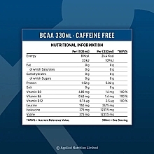 Napój energetyczny bez kofeiny Napój gazowany truskawkowy - Applied Nutrition BCAA Amino-Hydrate Cans — Zdjęcie N2