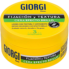 Wosk do włosów - Giorgi Line Shine Effect Wax Nº3 — Zdjęcie N1