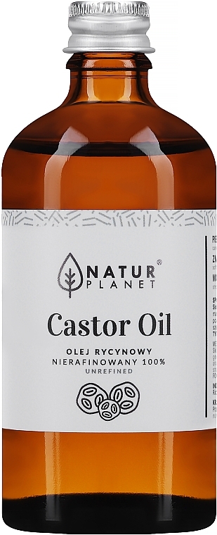 Nierafinowany olej rycynowy - Natur Planet Castor Oil — Zdjęcie N3