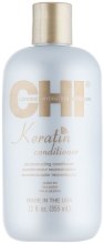Odżywka z jedwabiem, olejem arganowym, jojoba i keratyną odbudowująca włosy - CHI Keratin Conditioner — Zdjęcie N1