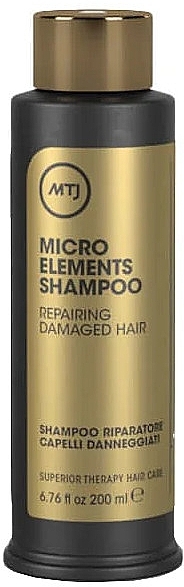 Regenerujący szampon do włosów zniszczonych - MTJ Cosmetics Superior Therapy Microelements Shampoo
