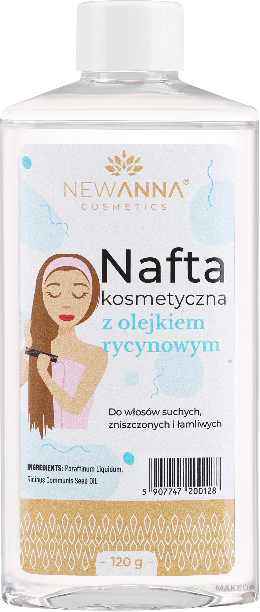 Odżywka do włosów Nafta z olejem rycynowym - New Anna Cosmetics — Zdjęcie 120 g