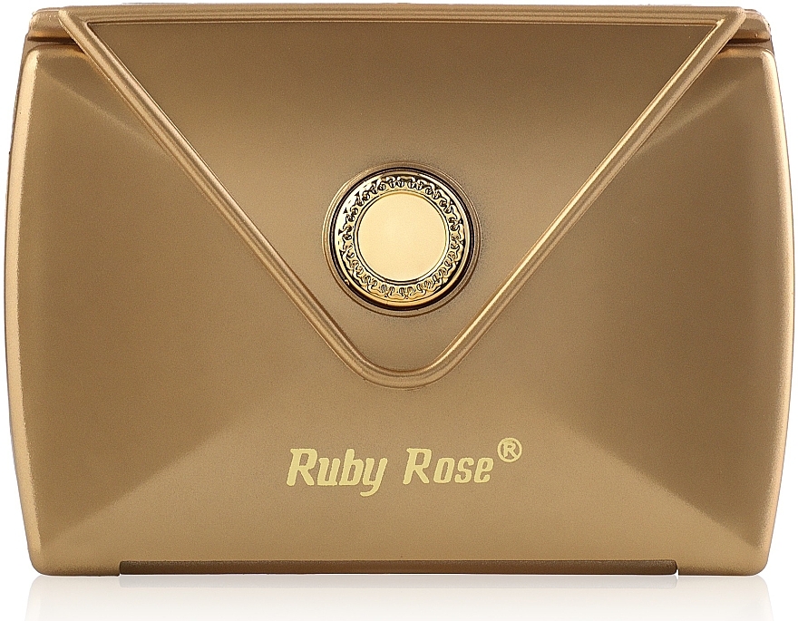 Lusterko kieszonkowe dwustronne, złote - Ruby Rose Delux Two-Way Mirror — Zdjęcie N2