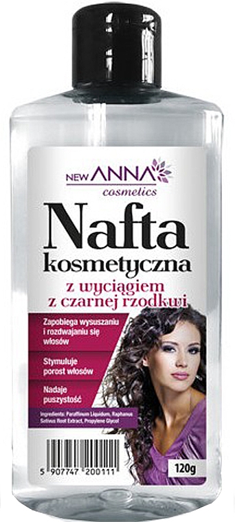 Nafta kosmetyczna z wyciągiem z czarnej rzodkwi - New Anna Cosmetics — фото N1
