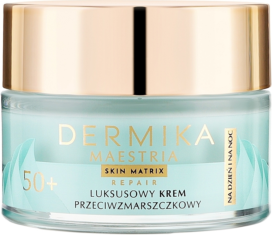 Luksusowy krem przeciwzmarszczkowy 50+ na dzień i na noc dla skóry dojrzałej i wrażliwej - Dermika Maestria Skin Matrix  — Zdjęcie N1