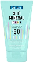 Mineralne mleczko przeciwsłoneczne do ciała dla dzieci SPF 50 - Olival Sun Mineral Kids Milk SPF 50 — Zdjęcie N1