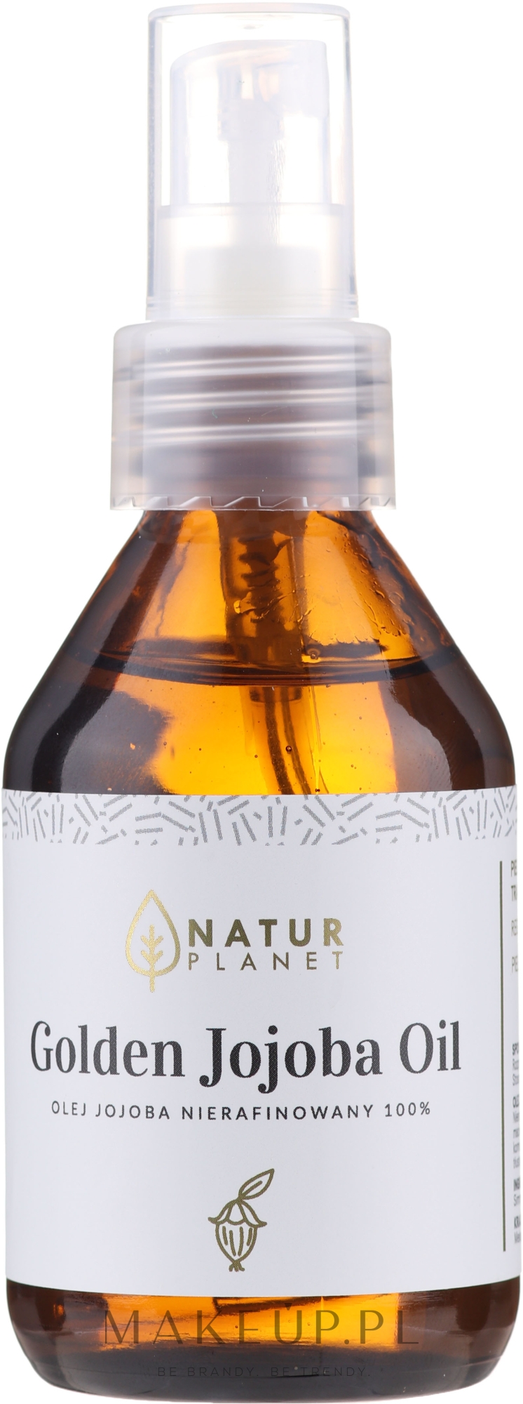100% organiczny olej jojoba Golden - Natur Planet Jojoba Organic Oil 100% — Zdjęcie 100 ml