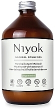 Płyn do płukania ust z miętą pieprzową - Niyok Natural Cosmetics Mouthwash Peppermint — Zdjęcie N1