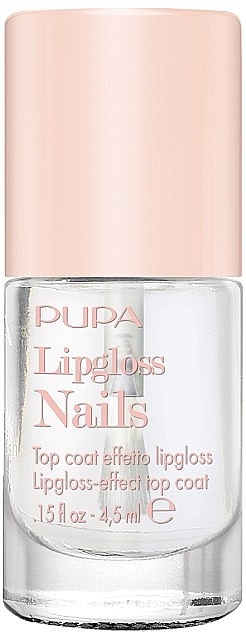 Top Coat do paznokci z efektem połysku - Pupa Lipgloss Effect Top Coat — Zdjęcie N1