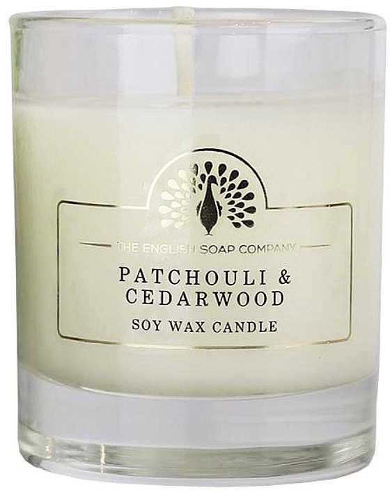 Świeca zapachowa - The English Soap Company Patchouli and Cedarwood Scented Candle — Zdjęcie N1