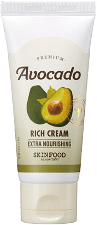 Krem do spierzchniętej i suchej skóry z ekstraktem z awokado - Skinfood Premium Avocado Rich Cream