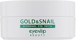 Hydrożelowe płatki pod oczy z ekstraktem ze złota i śluzem ślimaka - Eyenlip Gold & Snail Hydrogel Eye Patch — Zdjęcie N3