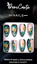 Tipsy migdałowe, 24 sztuki - Deni Carte Nails 7110 — Zdjęcie N1