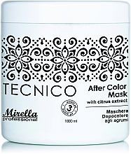 Maska do włosów po koloryzacji z ekstraktem z cytrusów - Mirella Professional After Color Mask — Zdjęcie N1