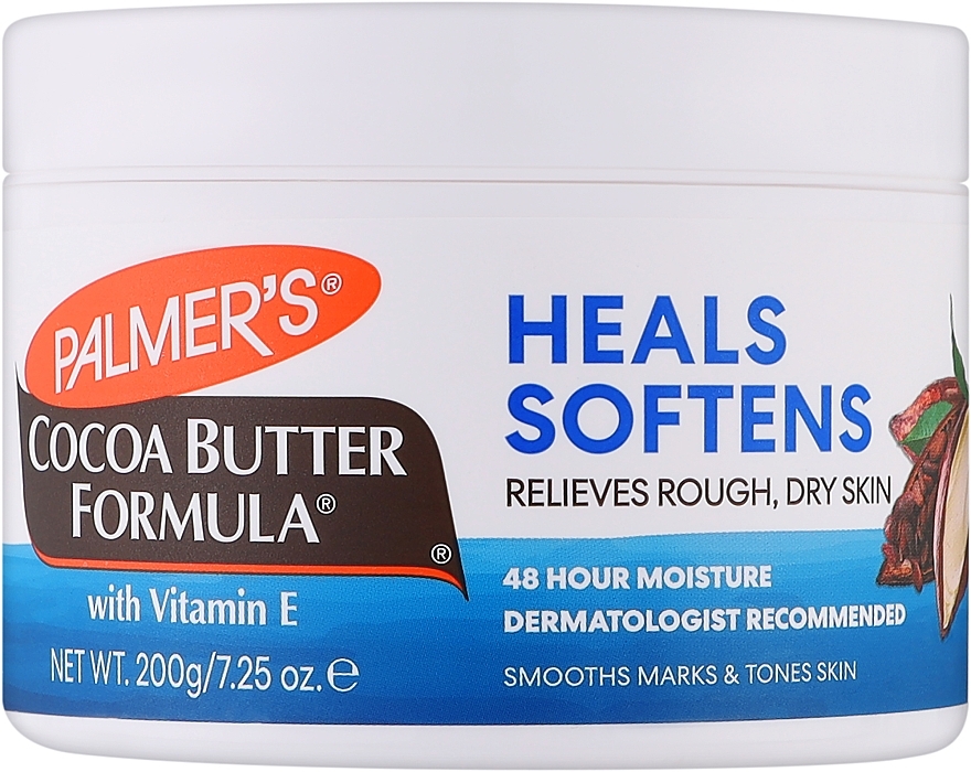 Kojące masło kakaowe do ciała z witaminą E - Palmer's Cocoa Butter Formula Heals Softens Body Butter
