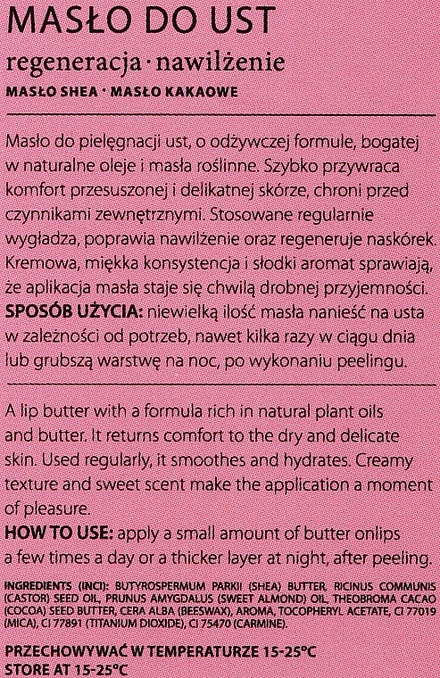 PRZECENA! Nawilżające masełko do ust - Organique Basic Care Lip Oil * — Zdjęcie N3