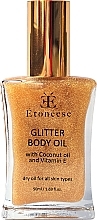 Suchy olejek do ciała z cząstkami złota - Etoneese Glitter Body Oil — Zdjęcie N1