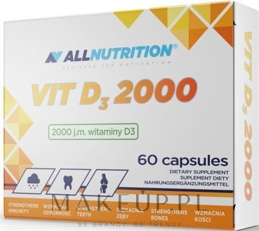 Witamina D3 - AllNutrition Vitamin D3 2000 — Zdjęcie 60 szt.