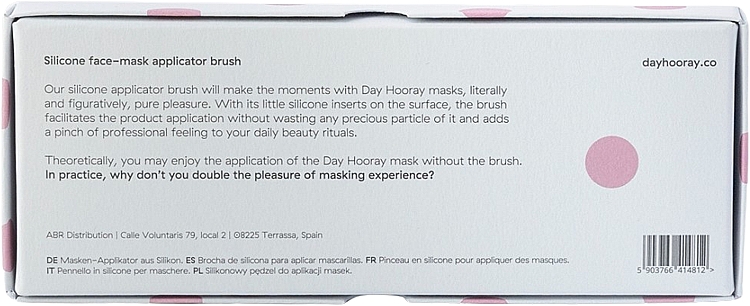 Silikonowy pędzelek do nakładania maseczek - Day Hooray Silicone Face-mask Applicator Brush — Zdjęcie N3