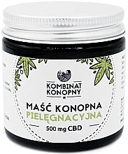 Maść konopna do skóry twarzy i ciała - Kombinat Konopny 500 mg CBD — Zdjęcie N1