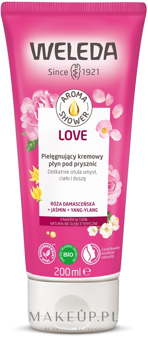 Kremowy płyn kwiatowy pod prysznic - Weleda Aroma Love Pampering Creamy Body Wash — Zdjęcie 200 ml