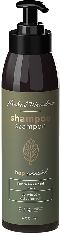 Szampon do włosów osłabionych Chmiel - HiSkin Herbal Meadow Shampoo Hop — Zdjęcie N1