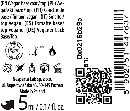Baza pod lakier hybrydowy - Tic Tac Toe Vegan Base & Top — Zdjęcie N2