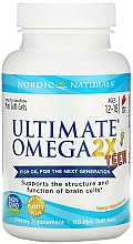 Kup Suplement diety dla nastolatków Omega 2x o smaku truskawkowym - Nordic Naturals Ultimate Omega 2X Teen
