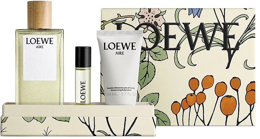 PRZECENA! Loewe Aire - Zestaw (edt/100ml + b/lot/50ml + edt/10ml) * — Zdjęcie N1