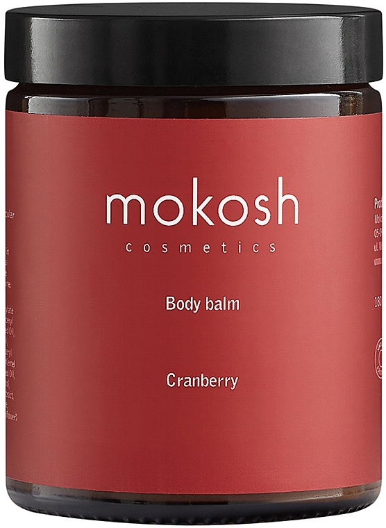 Balsam do ciała Żurawina - Mokosh Cosmetics Body Balm Cranberry