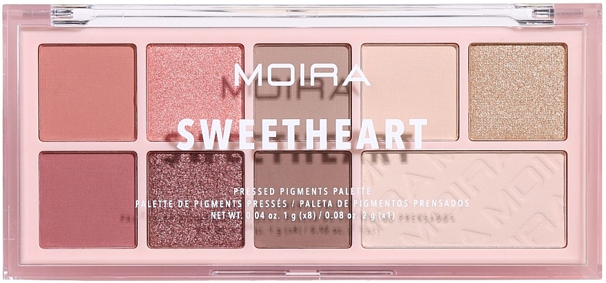 Paleta cieni do powiek - Moira Sweetheart Pressed Pigment Palette — Zdjęcie N1