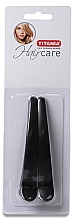 Spinki do włosów 12 cm, 2 sztuki, czarne - Titania  — Zdjęcie N1