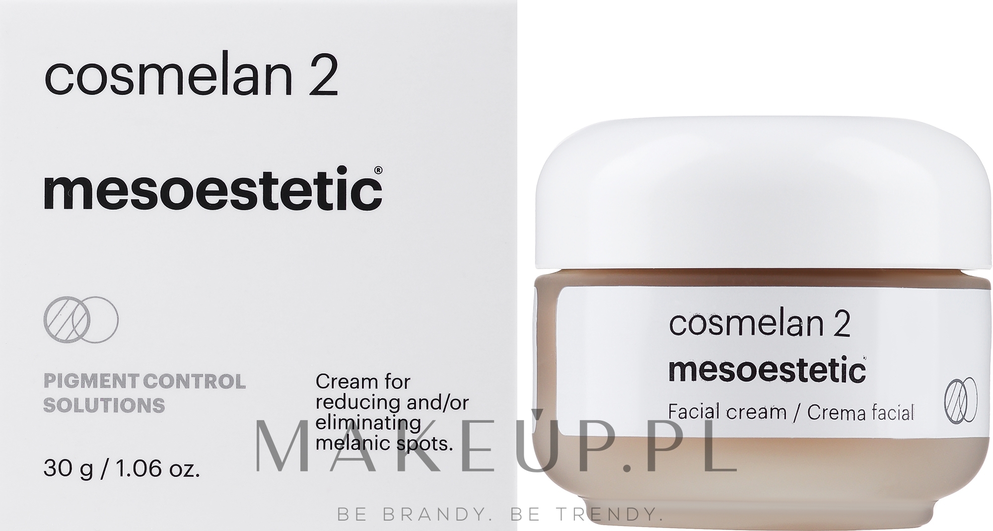 Regenerujący krem depigmentacyjny - Mesoestetic Cosmelan 2 Cream — Zdjęcie 30 ml