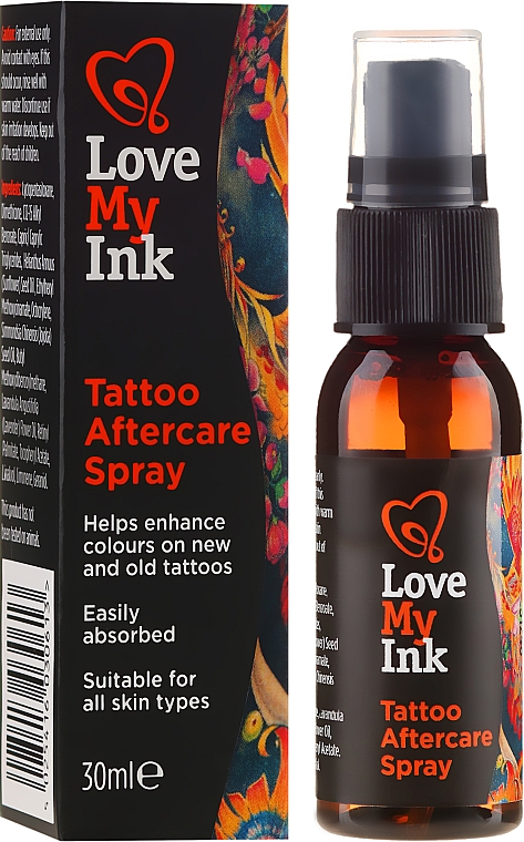 Spray do pielęgnacji tatuażu - Love My Ink Tattoo Aftercare Spray — Zdjęcie N1