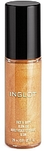 Rozświetlający olejek do twarzy i ciała - Inglot Face & Body Oil Glow — Zdjęcie N1